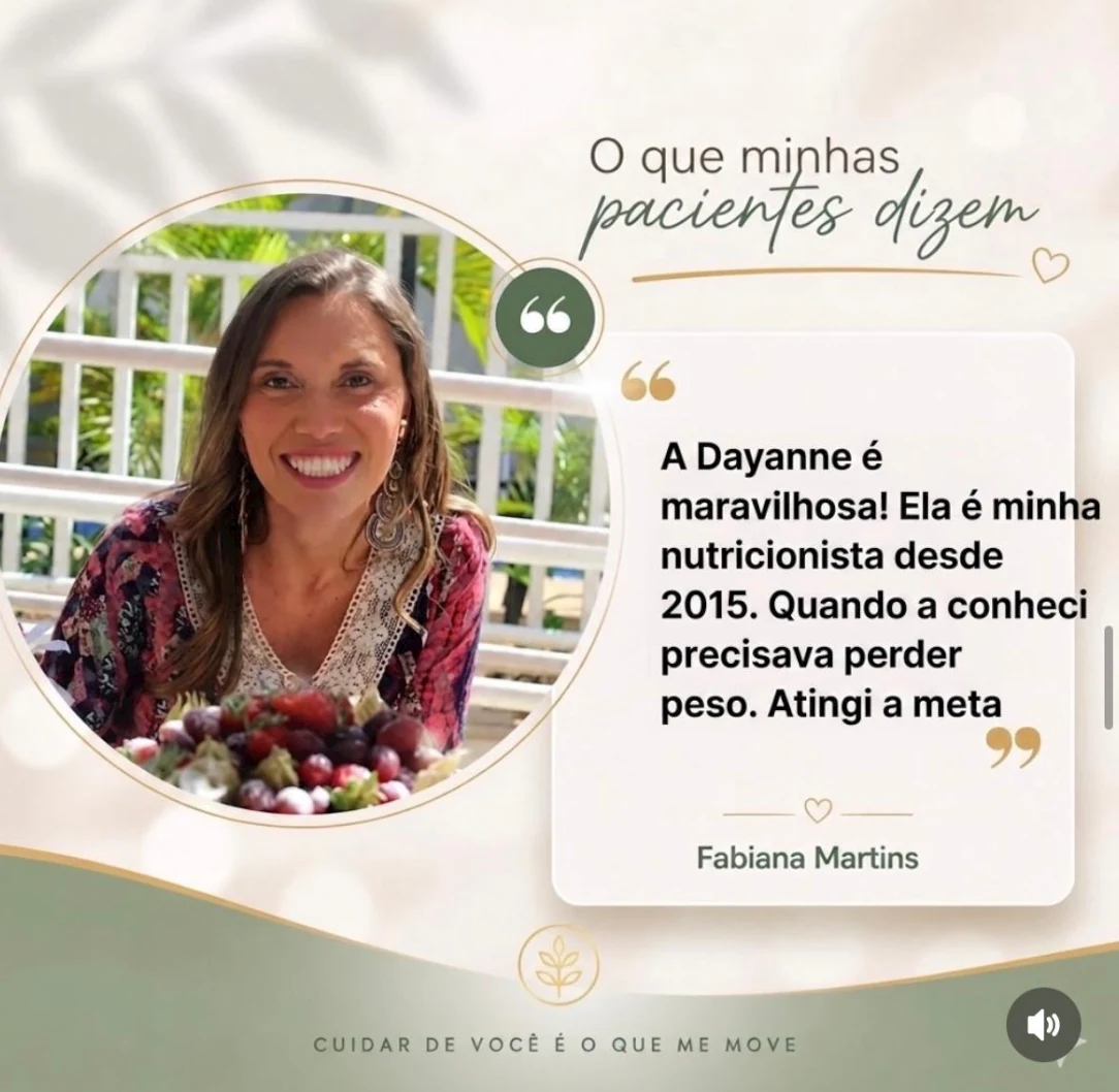 Registro do depoimento de Fabiana Martins