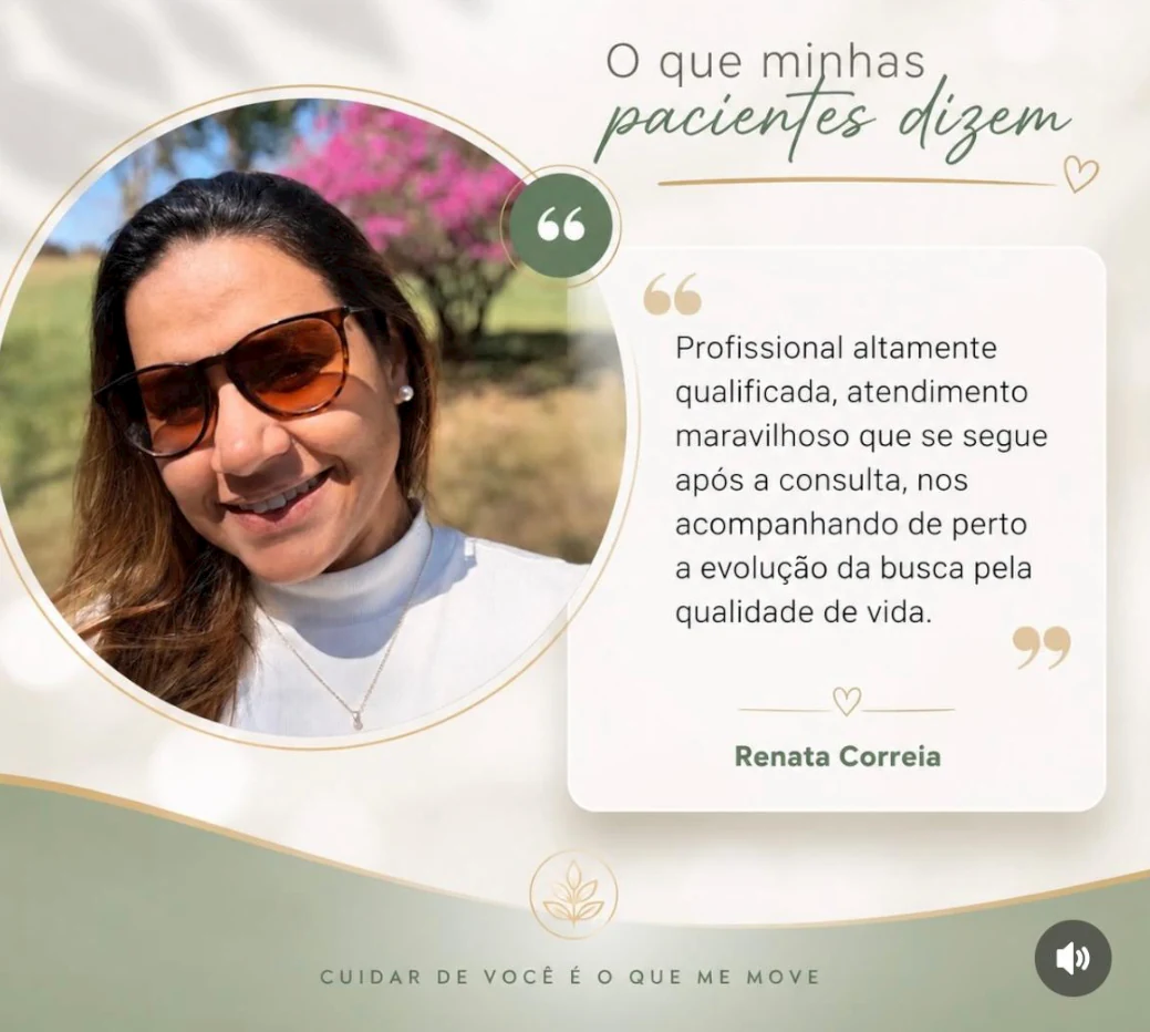 Registro do depoimento de Renata Correia